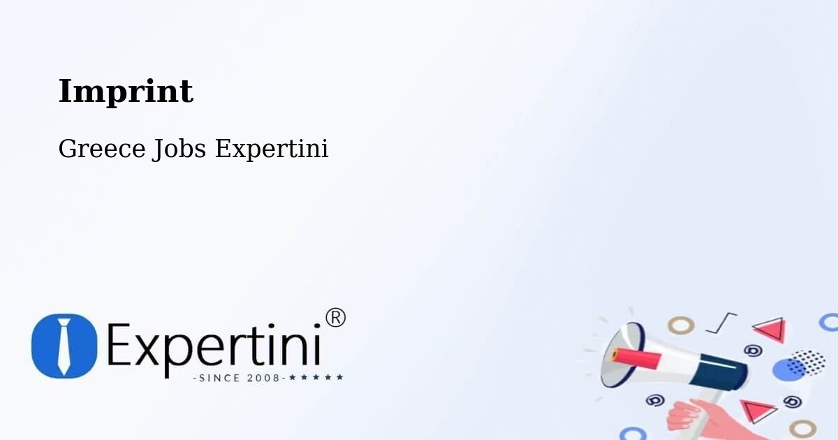 Imprint – Zarós - Greece Jobs Expertini