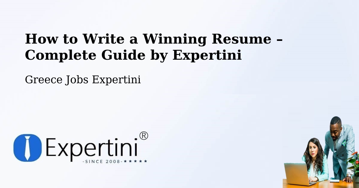 Resume Writing Guide for Job Seekers – Zarós - Zarós, Greece Jobs Expertini